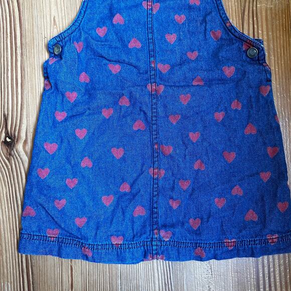 Max Studio heart ruffle jean skirt jumper SIZE 5T - Picture 4 of 5